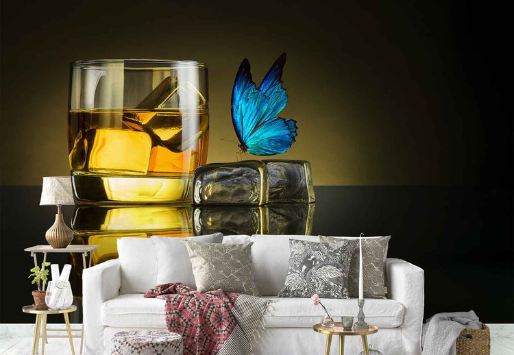Papel de parede Butterfly Drink