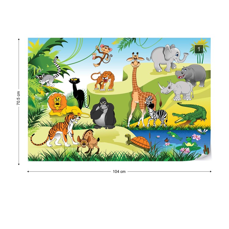 Papel de parede Cartoon Animals