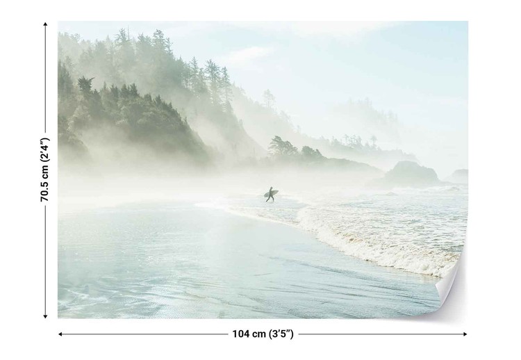 Murais De Parede Catching The Morning Surf Em Europosterspt