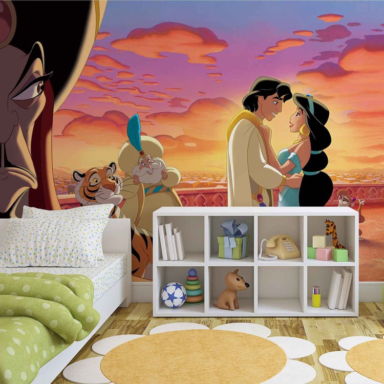 Papel de parede Disney Princesses Jasmine Aladdin