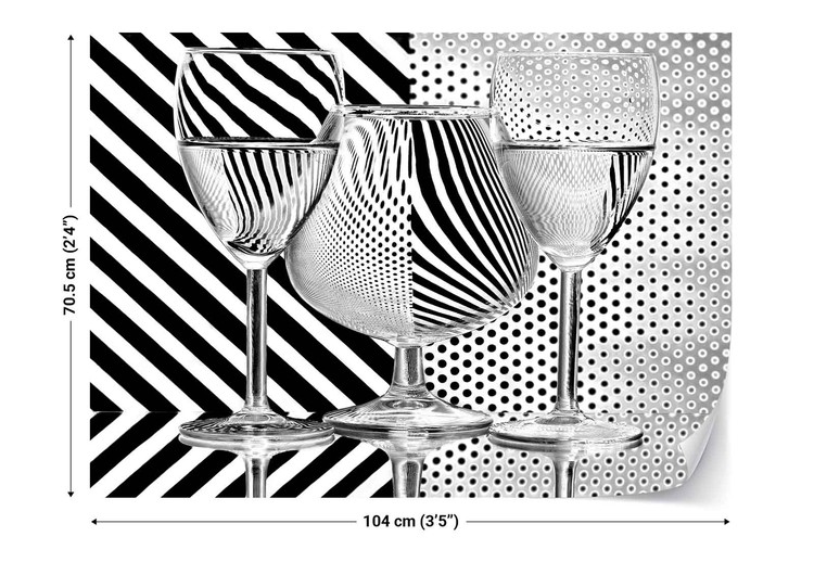 Papel de parede Dots And Stripes
