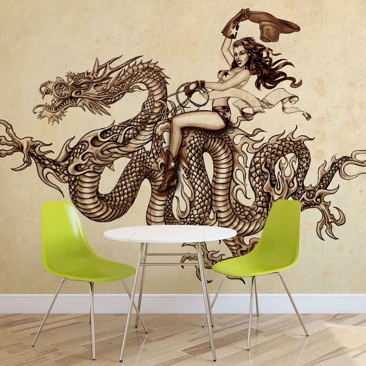 Papel de parede Dragon Tattoo