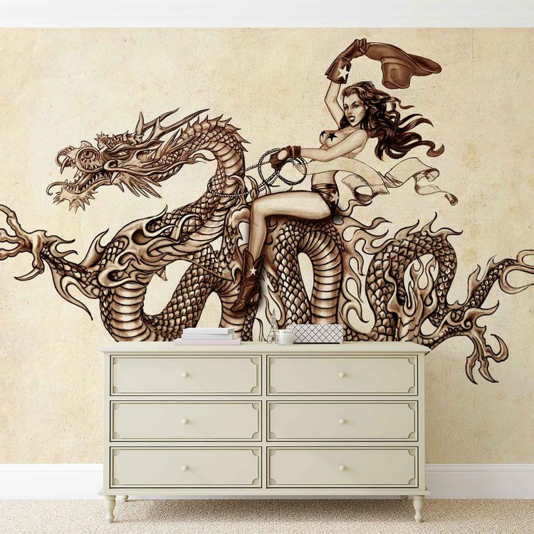 Papel de parede Dragon Tattoo