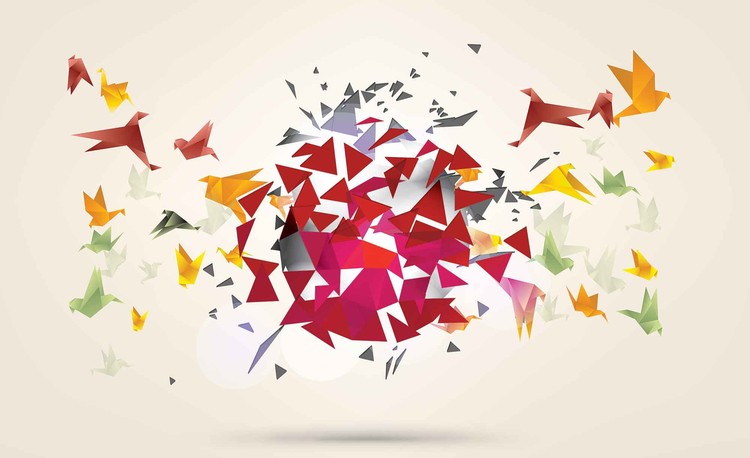 Papel de parede Explosion Abstract