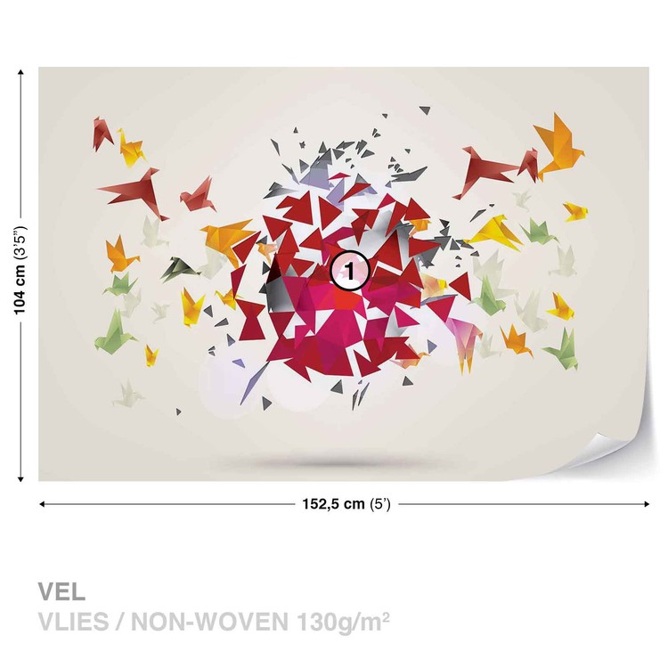 Papel de parede Explosion Abstract