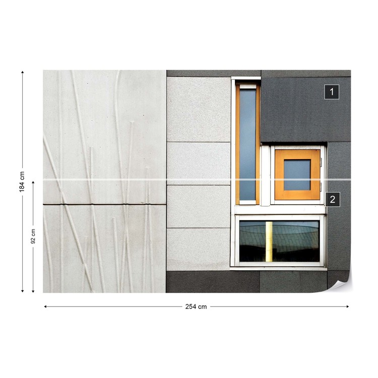 Papel de parede Facade Geometry