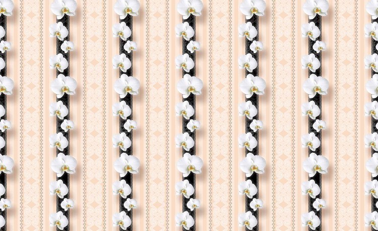 Papel de parede Flowers Floral Pattern