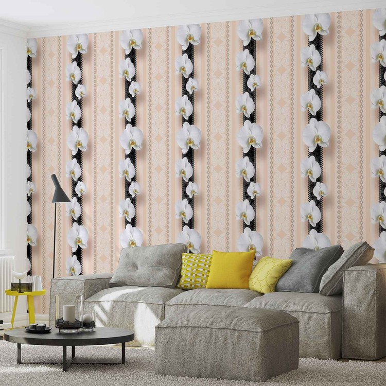 Papel de parede Flowers Floral Pattern