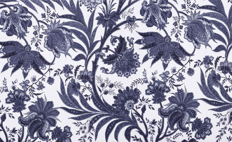 Papel de parede Flowers Plants Pattern Vintage
