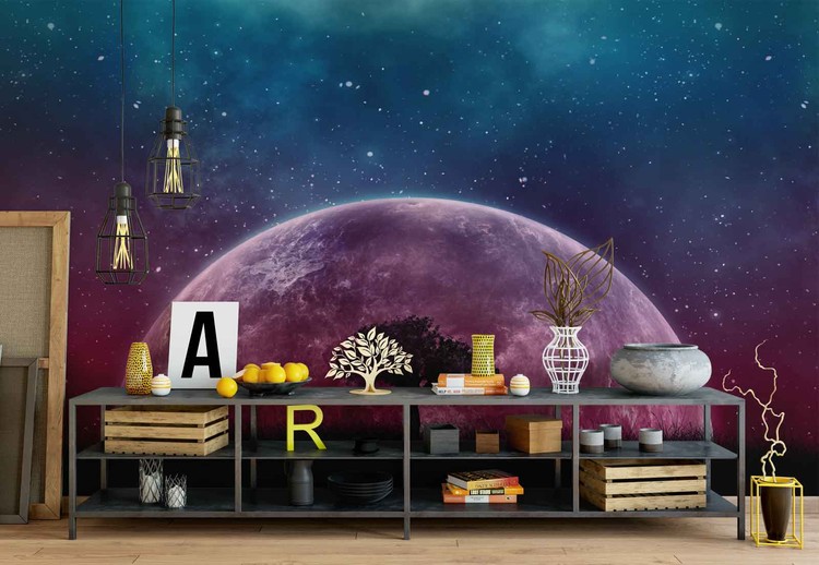 Papel de parede Galaxy Tree