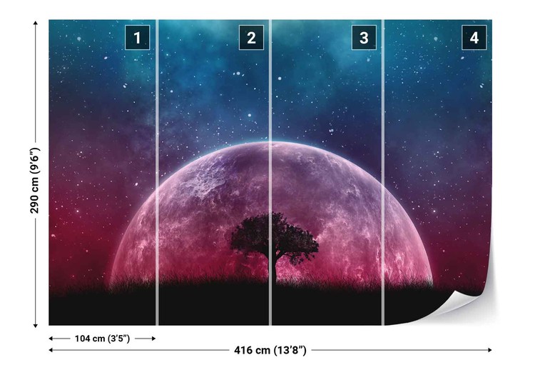 Papel de parede Galaxy Tree