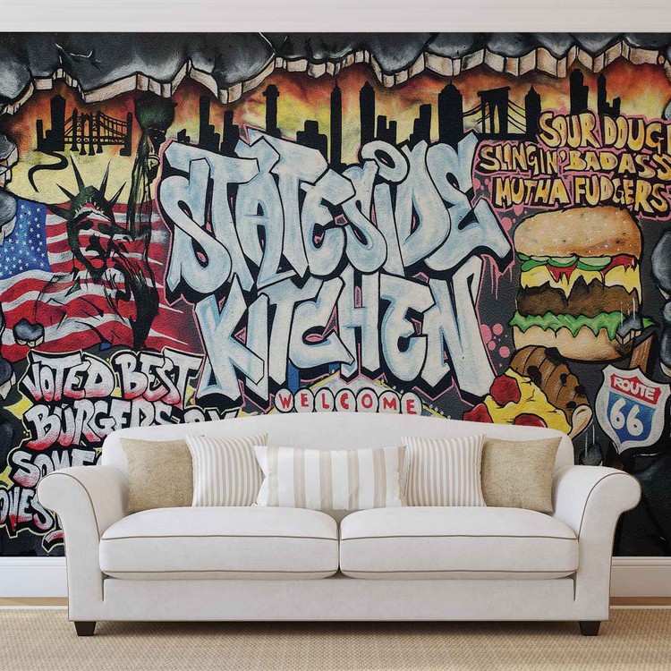 Papel de parede Graffiti Street Art