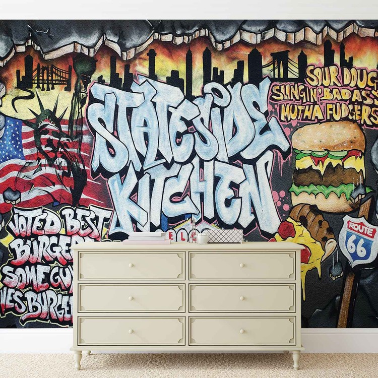 Papel de parede Graffiti Street Art