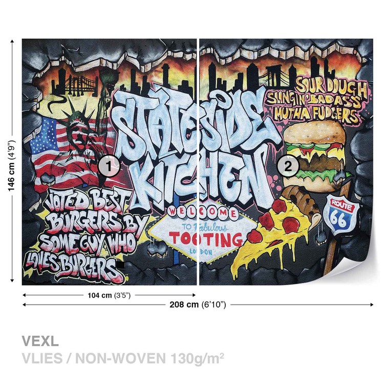 Papel de parede Graffiti Street Art