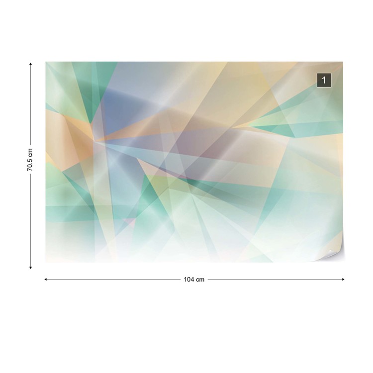 Papel de parede Modern Abstract Art Prism