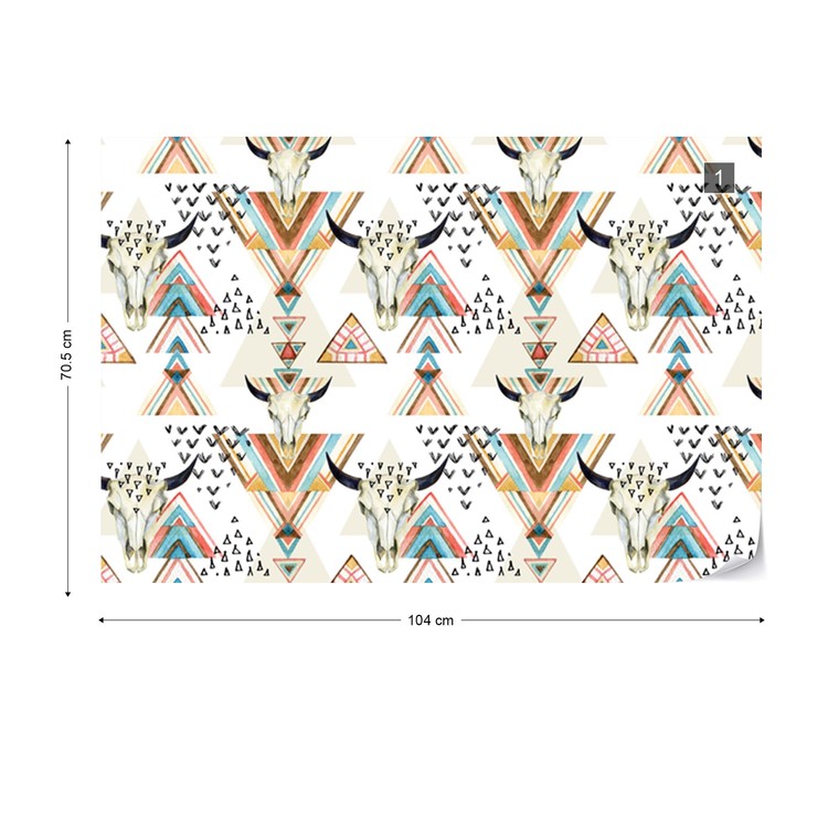 Papel de parede Modern Boho Chic Pattern