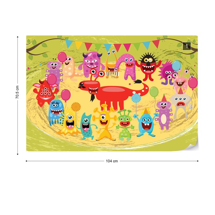 Papel de parede Monsters Party