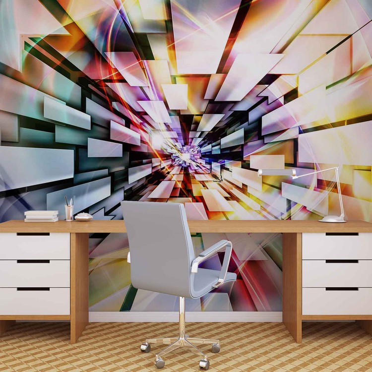 Papel de parede Pattern Abstract Muticolour