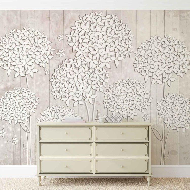 Papel de parede Pattern Flowers