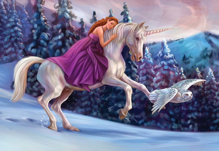 Papel de parede Princess Unicorn