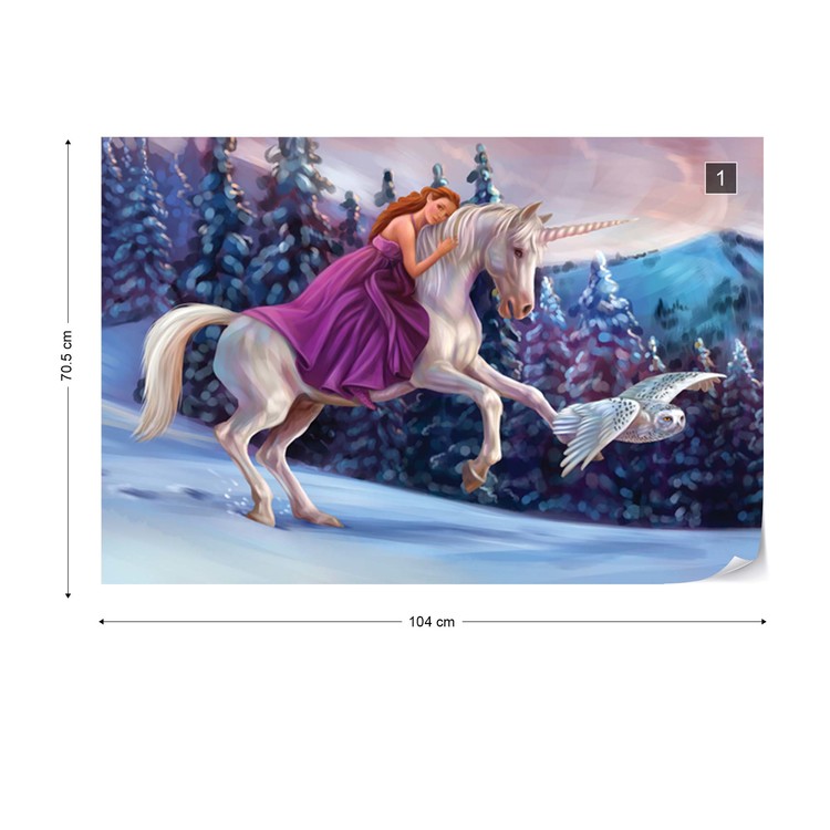 Papel de parede Princess Unicorn