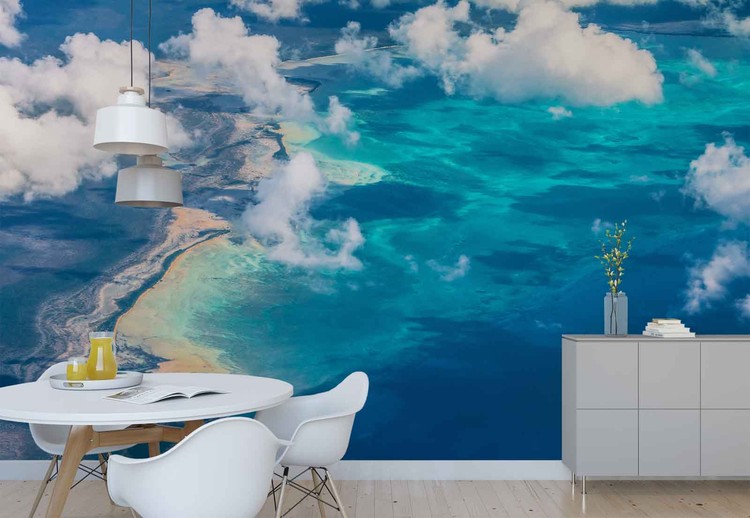 Papel de parede Sand Beach Meets Ocean