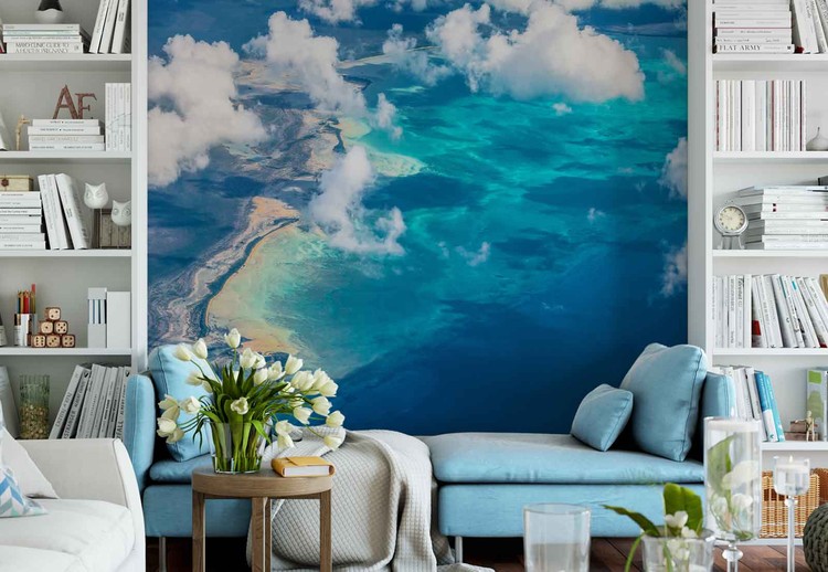 Papel de parede Sand Beach Meets Ocean