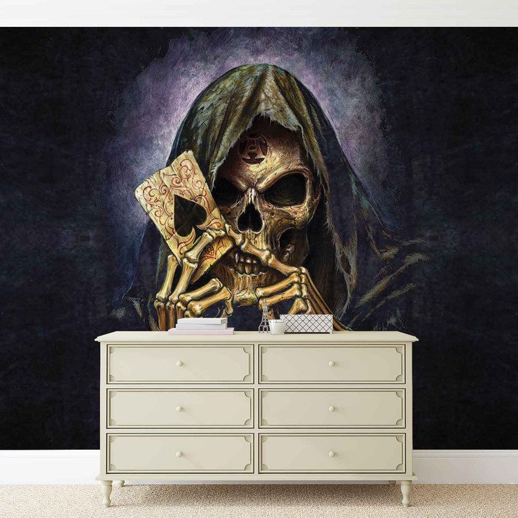 Papel de parede Skull Death Ace Alchemy