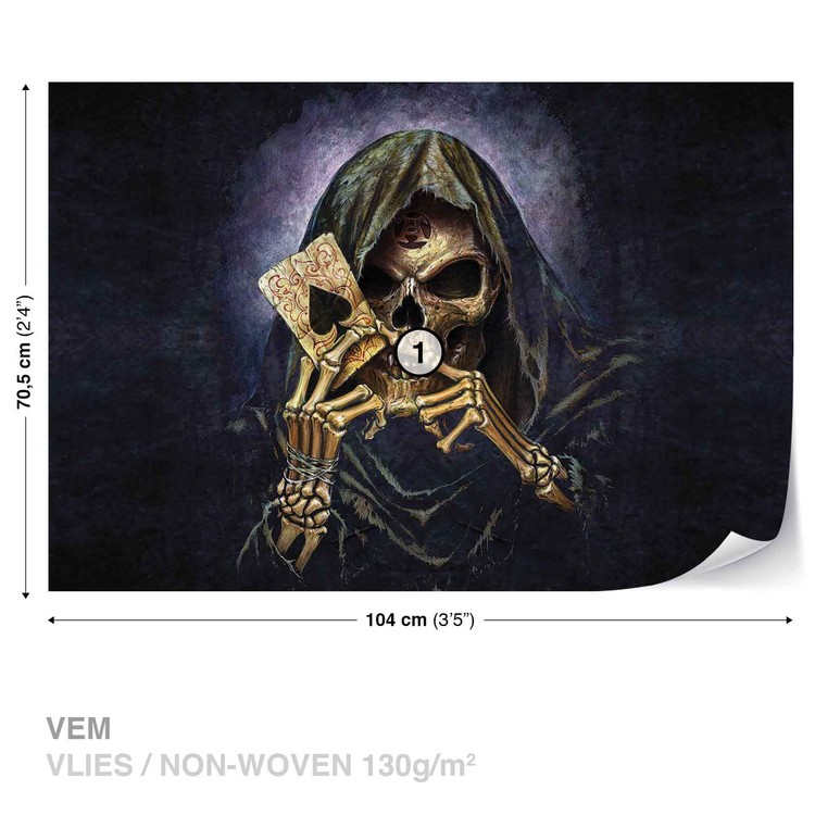 Papel de parede Skull Death Ace Alchemy