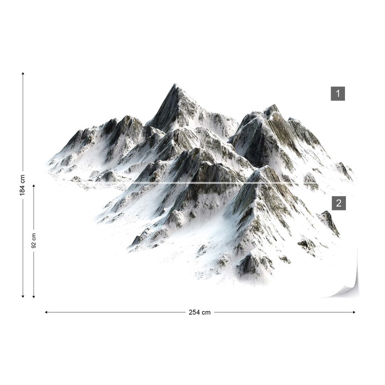 Papel de parede Snowy Mountain