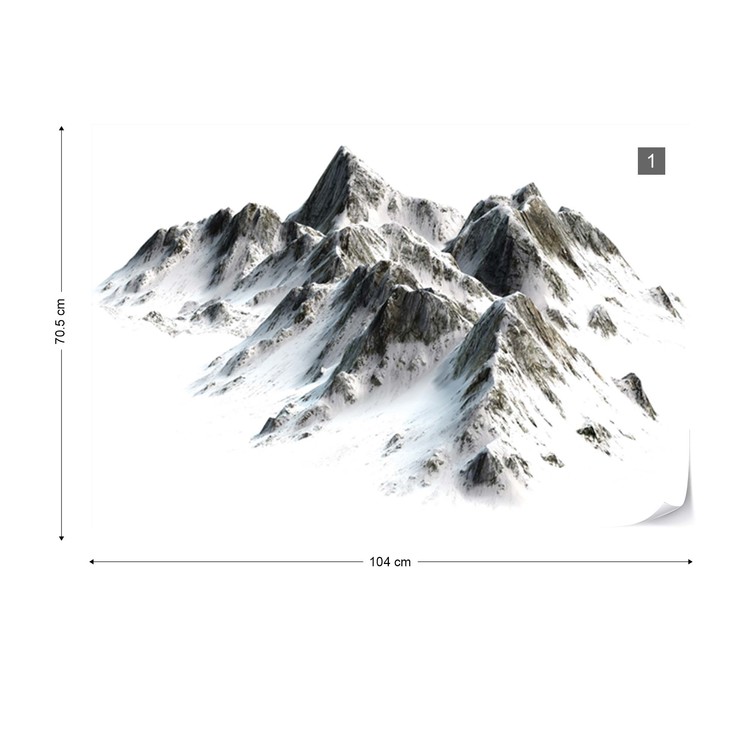 Papel de parede Snowy Mountain