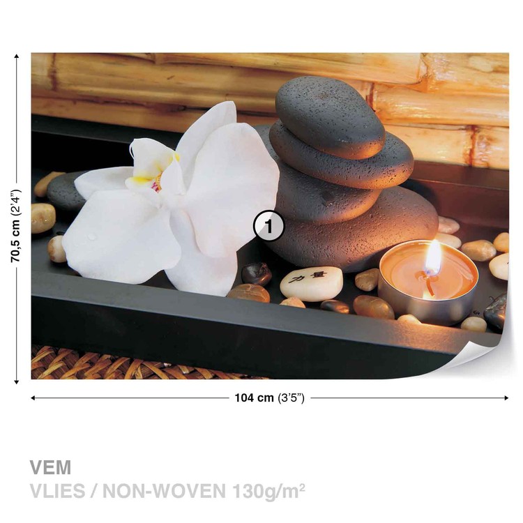 Papel de parede Stone Peaceful Zen