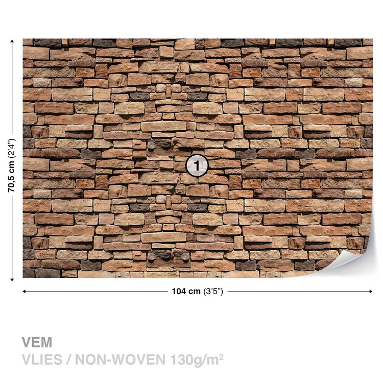 Papel de parede Stone Wall