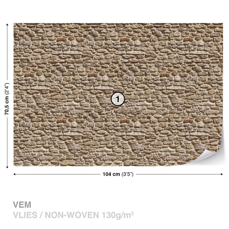 Papel de parede Stone Wall
