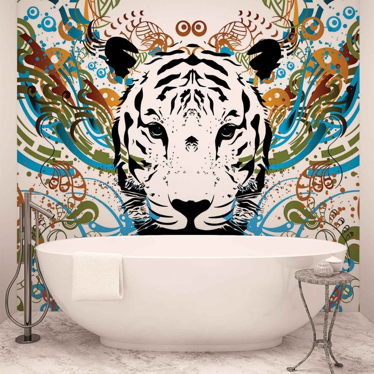 Papel de parede Tiger Abstract