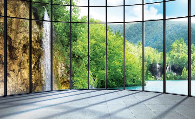 Papel de parede View Tropical Landscape