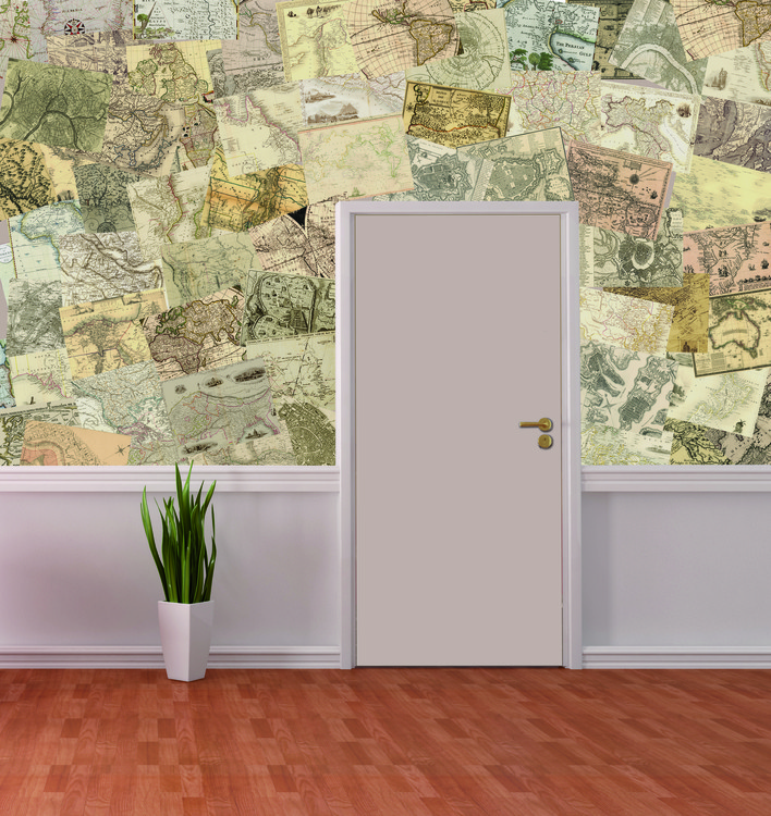 Papel de parede Vintage Maps