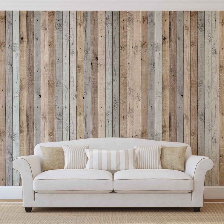Papel de parede Wood Planks Texture