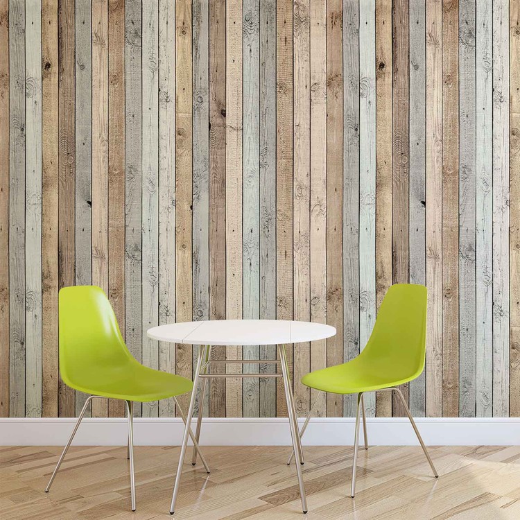 Papel de parede Wood Planks Texture
