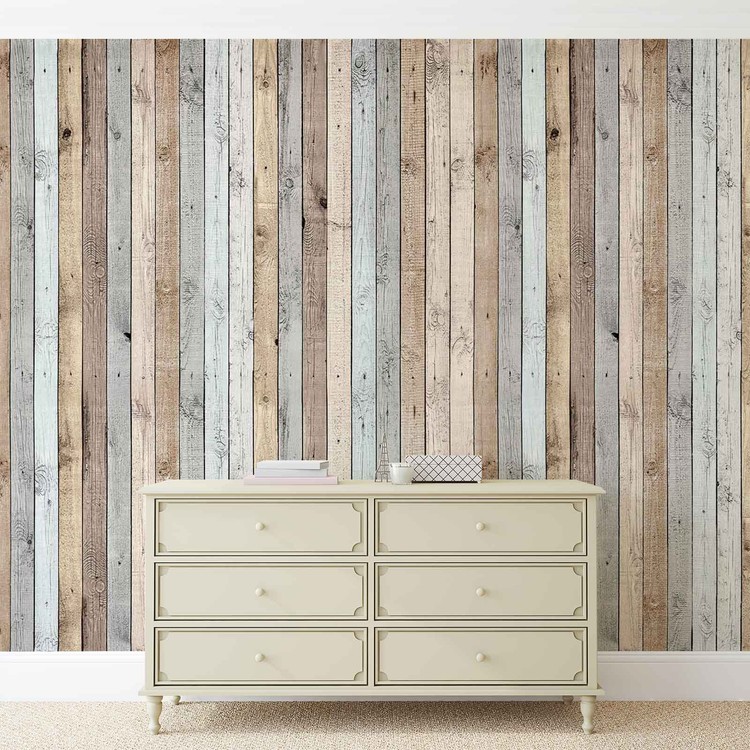 Papel de parede Wood Planks Texture
