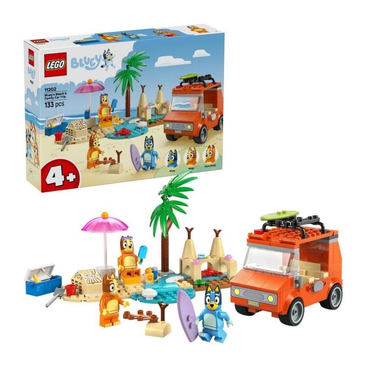 LEGO Disney and Pixar's Light - Bluey and a Family Trip by Car to the Beach 11202