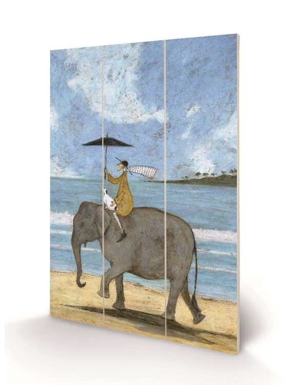 Sam Toft - On the Edge of the Sand Slika na drvetu