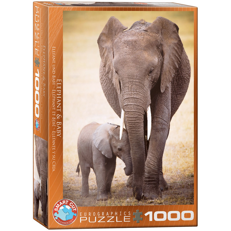 Puzzle Elephant & Baby