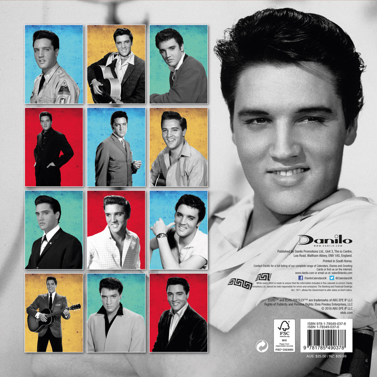 Calendar 2021 Elvis