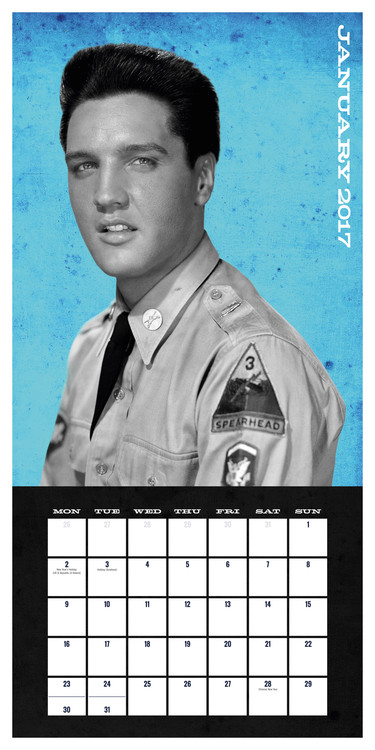Calendar 2021 Elvis