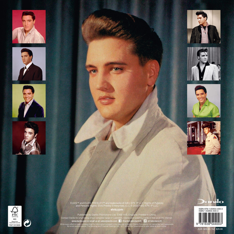 Calendar Sep 2021 wall calendar elvis presley calendar 2021