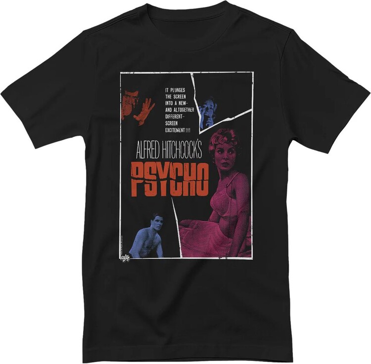 T-shirt Alfred Hitchcock's PSYCHO - Movie Poster