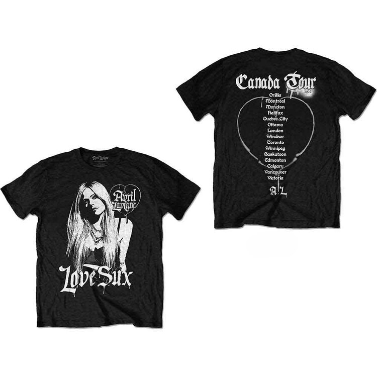 T-shirt Avril Lavigne - Love Sux