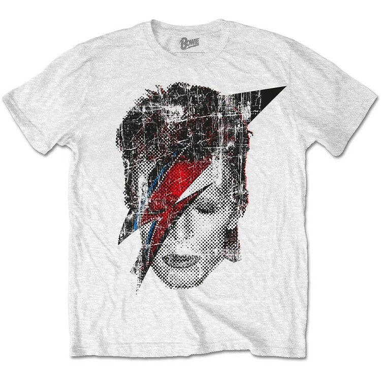 T-shirt David Bowie - Halftone Flash Face