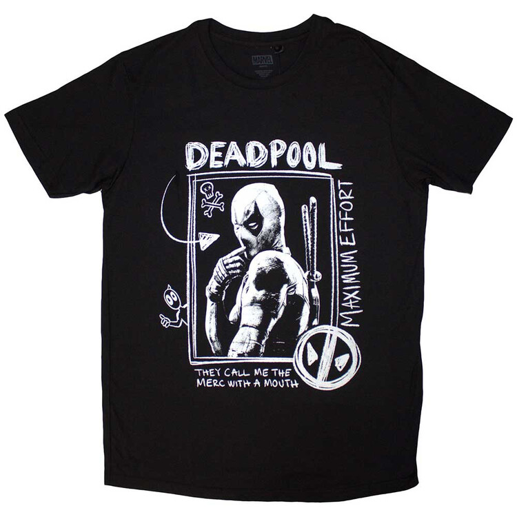 T-shirt Deadpool - Merc With A Mouth Max Effort